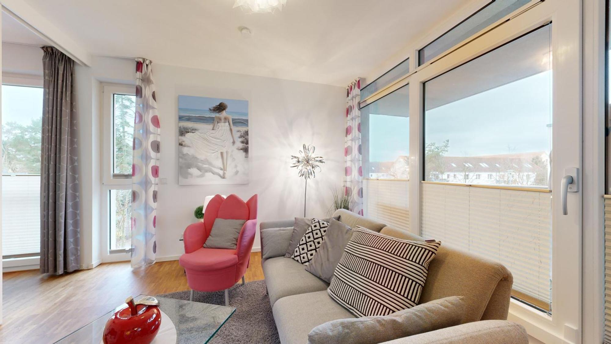 Duenenresort In Binz, Strandnahe Und Moderne Fewos Mit Balkon, Teilweise Mit Meerblick, Kültér fotó